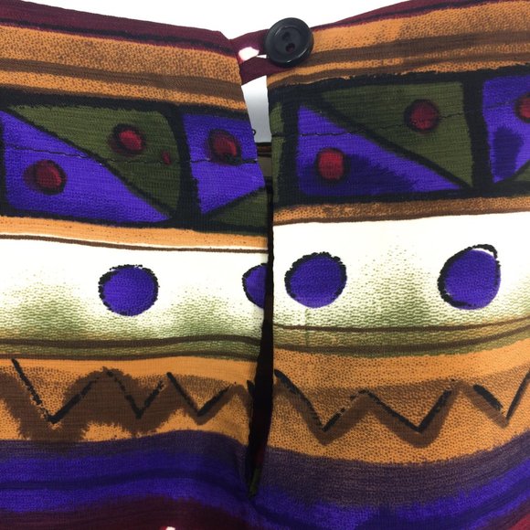 Vintage RENAISSANCE SPORTSWEAR Abstract Blouse - Picture 4 of 8